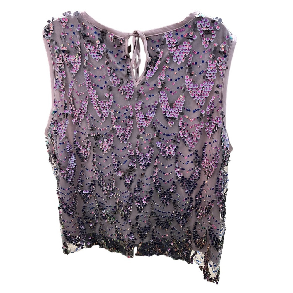 Torrid Sequin Shell Crop Top Sleeveless - Picture 3 of 7